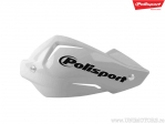 White replacement plastic set for Touquet handguards - Polisport