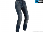 Women's Motorcycle/Casual Jeans PMJ Florida Comfort Denim (Dark Blue) - PM Jeans