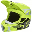 YTH V1 SKEW CAPACETE, ECE [FLO YLW]: Tamanho - YM