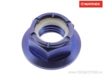 Zelfborgende moer met kraag Pro Bolt M10 x 1.50 mm titanium blauw - Aprilia Caponord 1200 ABS / Mana 850 GT ABS - JM